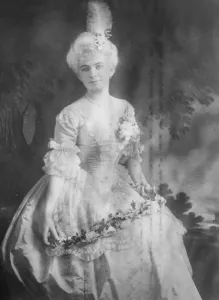 Austrian Society hostess who is endeavouring to popularise French fashions of 100