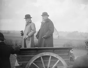 Bar point to point races at Northaw, Herts. Lord Trevethin, who was the judge