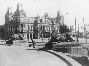 Barcelona. The Estacion de Francia. 14 September 1923