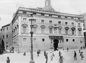 Barcelona. Palace of the Provincial Parliament. 13 September 1923