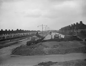 Barking bypass widening. 28 May 1938