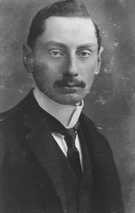 Baron beaten in wifes park. Baron Emil Taxis, who has returned to Vienna with
