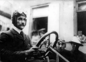 Sportsman Prints: Baron Pierre De Caters : born 1875 Belgian Motor car racing driver