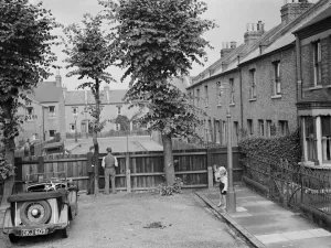 Fence Prints: Barricade Brandon, Waldeck, Dartford. 1937