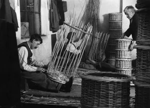 Basket weaving in Swanley 1936 A TopFoto