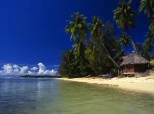 Framed Print : Beach on the island of Morea, off Tahiti Framed Print : Beach on the island of Morea, off Tahiti