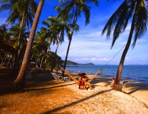 Landscapes Prints: Beach at Phuket, off Cape Phanwa, Thailand