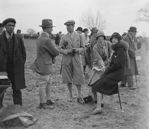 Beaufort Hunt point to point at Leighterton. Count and Countess Paul Munster