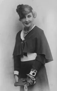 Beauty at fifty. The Marchioness of Villanueva Y Geltru. 28 October 1932