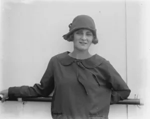 The only one beauty leaves for America Miss Enid Lilian, the only one selected