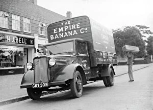 Lorry Collection: A Bedford truck belonging to The Empire Banana Company, the wholesale fruit merchant