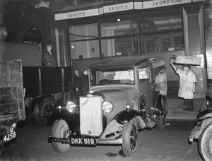 A Bedford truck belonging to Pearce Bros Ltd, the fishmongers and poulterers from Sidcup