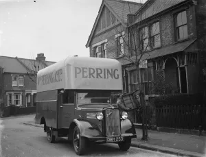 Delivery Prints: A Bedford truck belonging to W Perring and Co Ltd, the house furnishers based in Sidcup