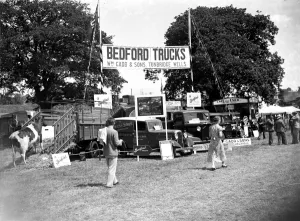 Bedford Trucks stand at Tunbridge Wells Show. 1934