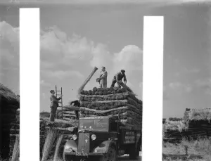 Bedford van, R W Farman. 19 August 1937 Reed Thatching in Norfolk. Mr R