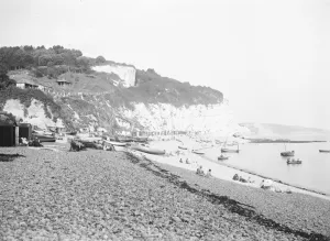 Beer is a typical example of a beautiful, unspoilt fishing village in Devon 1925
