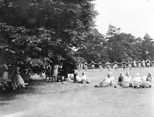 Bergman Osterberg College of Physical Education in Darford, Kent. Girls Hungarian