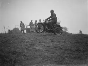 Race Track Prints: Bermondsey motorcycle scramble at Kingsdown. 3 October 1937