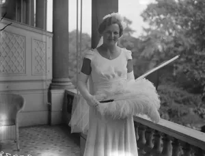 Betty Nuthall presented at Court. Betty Nuthall, the tennis player who is to take