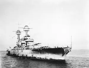 Warship Prints: Bid to save US Battleship. At the insistance of Mr W Schearer, the district of