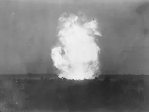 The Big Bang in Holland. Arranged by the Dutch authorities to test the variation