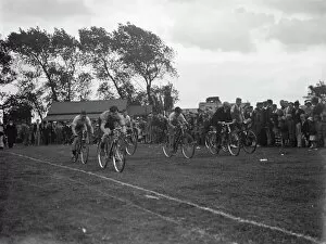 Children Collection: Bike racing at Swanley fete. 1936