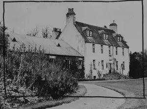 Birkhall, a white walled Jacobean house near Balmoral, Scotland, where Princess Alexandra