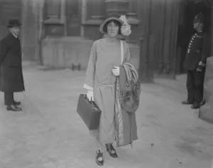 The birth control appeal at the House of Lords Dr Marie Stopes arriving at the house
