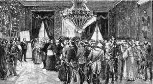 England Prints: The Birth of King Alfonso Much anxiety preceded the childbirth of the widowed Regent of Spain
