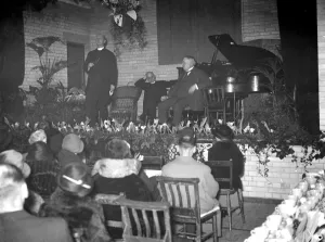Clergy Prints: Bishop of Rochester opens St Johns Hall, Kent. 1934