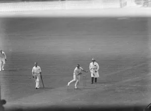 Sportsmen Prints: Bob Wyatt ( Warwickshire ) bowling