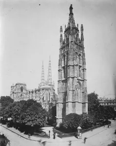French Prints: Bordeaux. The Pey - Berland Tower. 12 April 1928