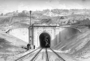Victorian Prints: Box Tunnel west front