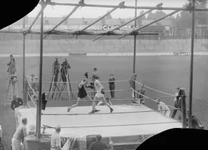 Match Prints: Boxing Help Dockland Boxing tournament at Tottenham Hotspurs Ground White Hart Lane