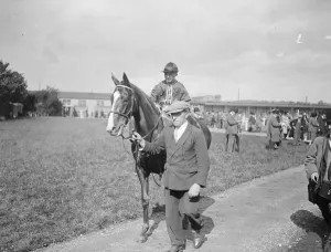 Boy jockey of eleven. Ian Martin who rode at Newbury, is a son of Mr E Martin, the trainer