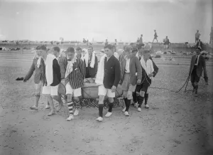 Boys from public schools and factories at Duke of Yorks camp, New Romney, Kent