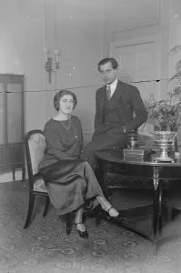 Bride who will be a Princess Prince Ferdinand Andreas de Liechtenstein and Miss Shelagh Brunner