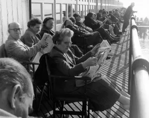 Brighton Day trippers who took advantage of the sunshine and spent Sunday on