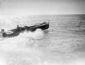Brighton Sussex boat regatta Mr N G Hodson winning the motor yacht handicap race