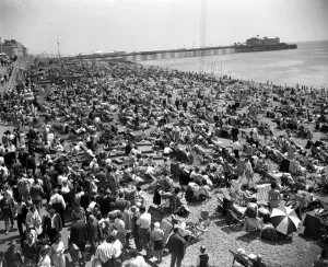 Brighton Thousands of Whitsuntide holidaymakers flocked to the coast and this was