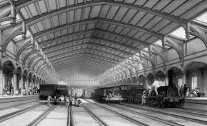 People Prints: Bristol Station interior