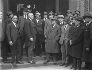 British boys for New South Wales. Sir George Fuller ( second from left )
