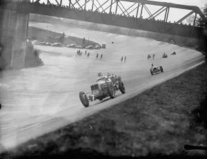 British mountain handicap at Brooklands. The Brooklands Automobile racing club s