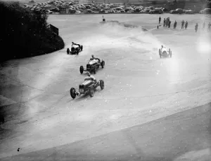 British mountain handicap at Brooklands. The Brooklands Automobile racing club s