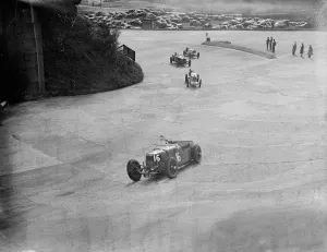 British mountain handicap at Brooklands. The Brooklands Automobile racing club s