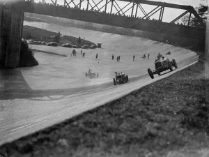 British mountain handicap at Brooklands. The Brooklands Automobile racing club s