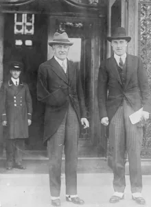 British Representatives at the Hague conference Lieut Commander Hilton Young