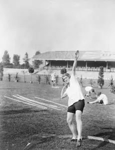 British women athletes again to the fore. Miss Birchenough ( England ) winner of