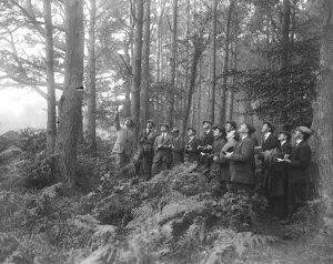 At Brockenhurst in the New Forest, Hampshire, the Forestry Commissions School
