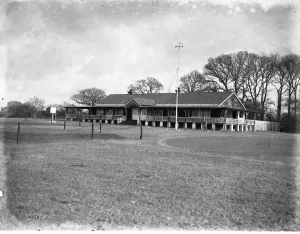 Golf Prints: Brokenhurst Manor Golf Club House 30th May 1936